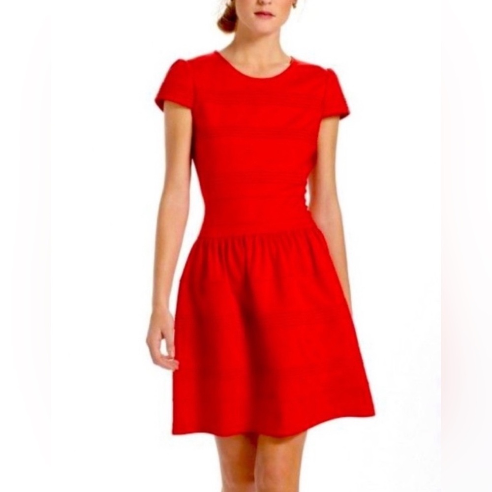ANTHROPOLOGIE Girls from Savoy Red Dress • 4 •